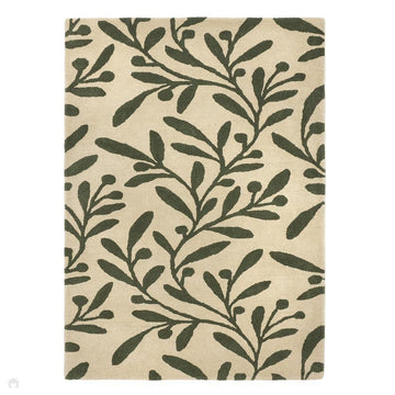 Trailing Leaf Beige/Olive Green Rug-Origins-Rug Love - The Most Loved Rug Store